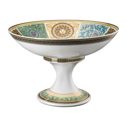 Versace Rosenthal Barocco Mosaic Coppa Con Piede 35 cm