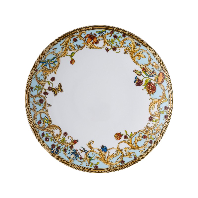 Versace Rosenthal Le Jardin De Versace Gourmet Plate 28 cm