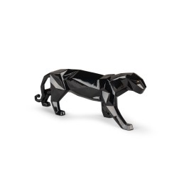 Lladrò Scultura Pantera Nero Glassare Edizione Limitata Ref. 01009496
