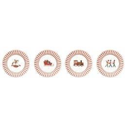 Easy Life Set Of 4 Dessert Plates Ø19cm Polar Express