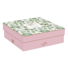 Easy Life Set 6 tazzine espresso con piattini WILD TROPICAL