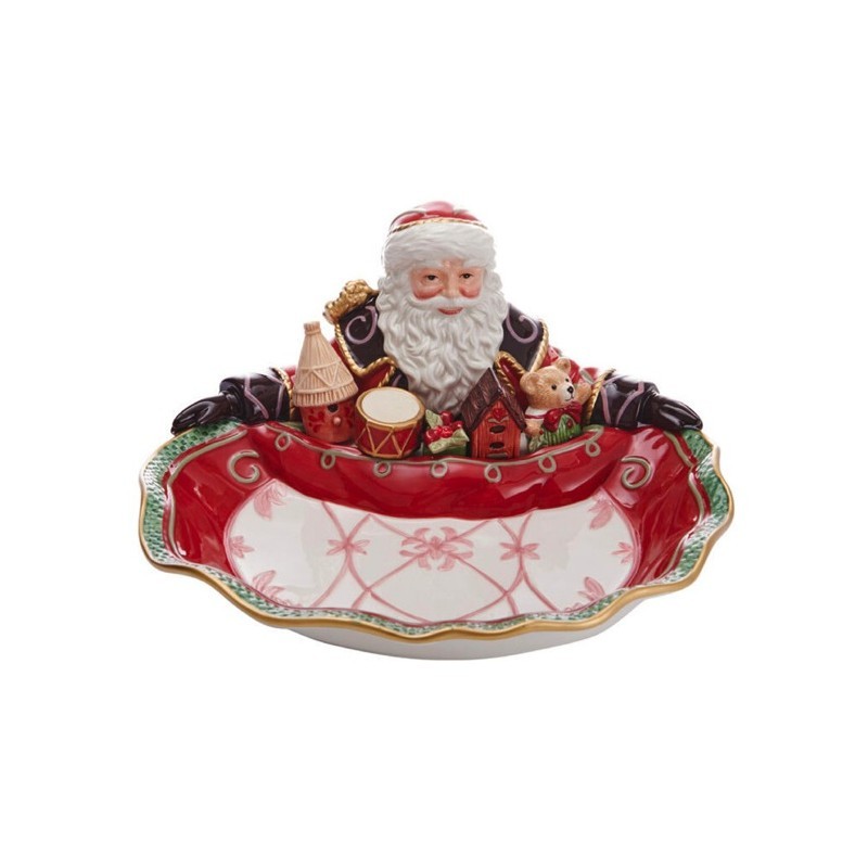 Fitz And Floyd - Centrotavola Babbo Natale Chalet Collection 35X16 cm Ref. 1022004