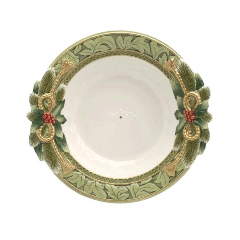 Fitz And Floyd - Centrotavola Vassoio Decorazione Natale 41 cm Ref. 1022008