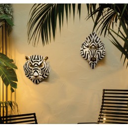 Lladrò Figurine Sculpture Mandrill mask Black Gold Ref.  01009405