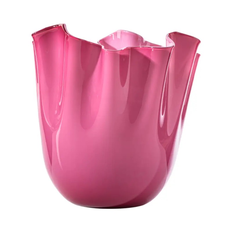 Venini Fazzoletto Vase Magenta H 24 cm Ref. 700.02