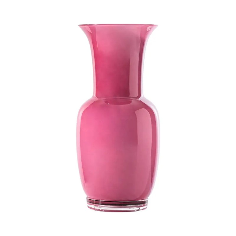Venini Opalino Vase Magenta H.36 cm Murano Glass 706.22