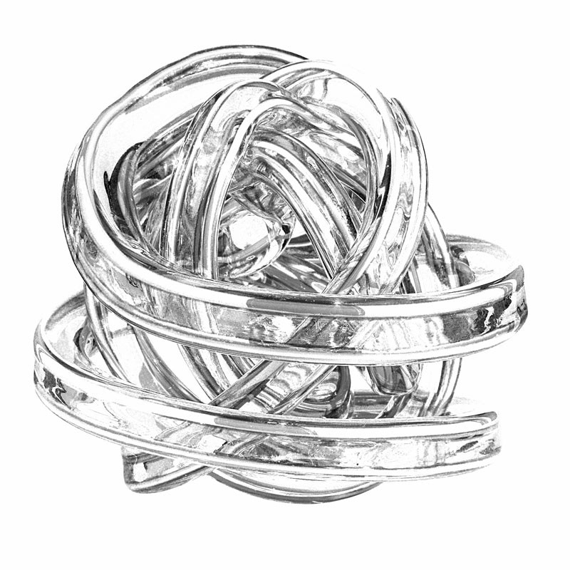 Onlylux The Love Knot Stripes 14 cm White