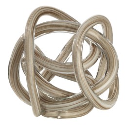 Onlylux The Love Knot Stripes 21 cm Glitter White