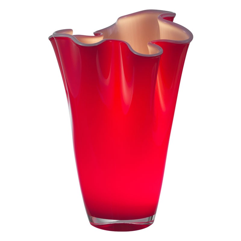 Onlylux Wave Vaso Altezza 40 cm Rosso Ref. OL00865