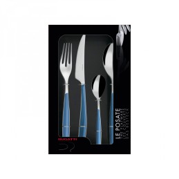 Bugatti Cutlery Set Glamour 24 Pcs Avio Blue
