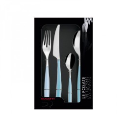 Bugatti Cutlery Set Glamour 24 Pcs Light Blue