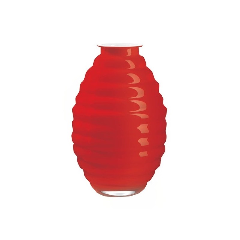 Onlylux Vaso Opale Altezza 30 cm Rosso Ref. OL02991