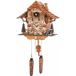 Trenkle Orologio a cucù al Quarzo Casa Tipo Foresta Nera con Musica TU.482.QM.HZZG