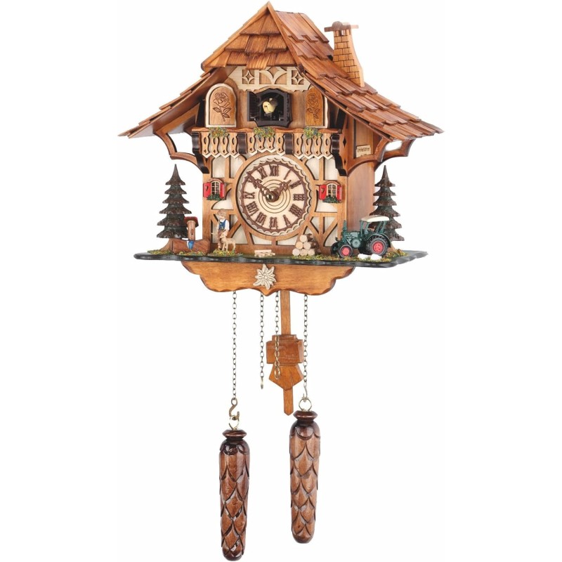 Trenkle Orologio a cucù al Quarzo Casa Tipo Foresta Nera con Musica TU.482.QM.HZZG