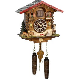 Trenkle Quartz Cuckoo Clock Swiss House with Music TU.4279.QM.HZZG