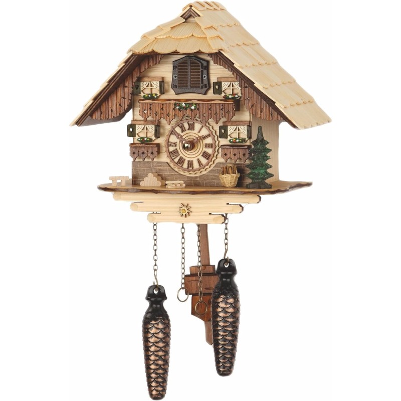 Trenkle Orologio a cucù al Quarzo Casa Tipo Foresta Nera con Musica TU.472.QM