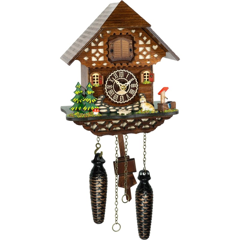 Trenkle Orologio a cucù al Quarzo Casa Tipo Foresta Nera con Musica TU.4281.QM