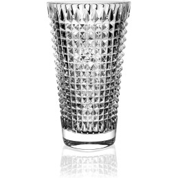 ROGASKA Vaso Modello "Diamond" in Cristallo Altezza 27.5 cm Cod. 127451