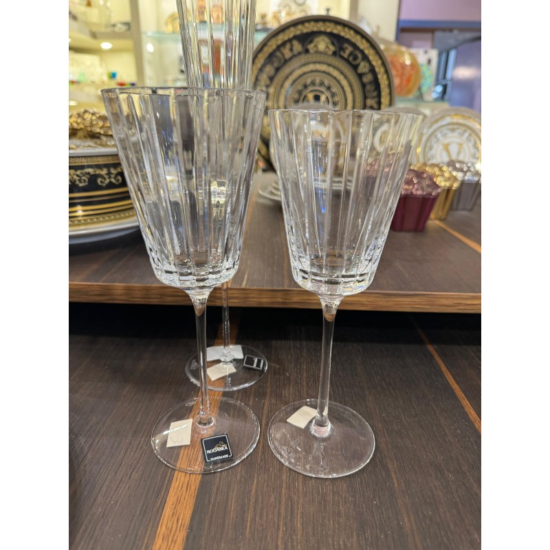 ROGASKA Collection "Avenue" of Crystal Wine Glasses H: 22 cm Ref.1665