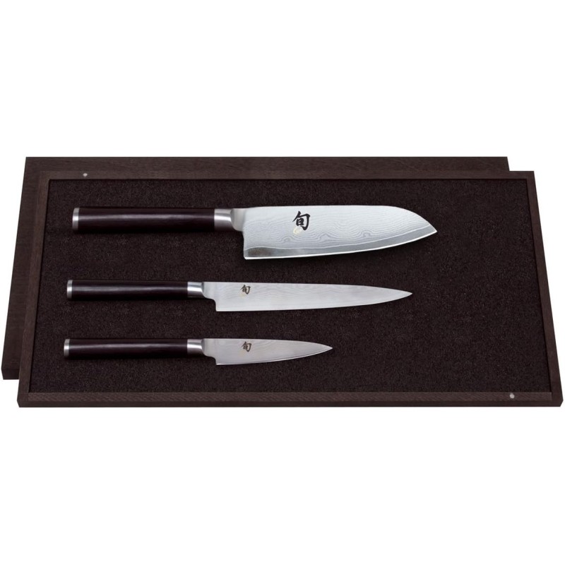 KAI Coltelli Cucina, Set di coltelli Shun DM-0700, DM-0701, DM-0702 Ref. DMS-310