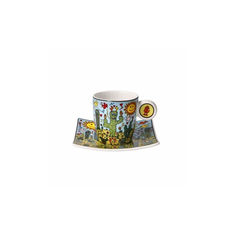 Goebel Espressotasse Desert Life - Pop Art James Rizzi 26102721