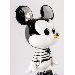 Lladrò Sculpture Topolino Black And White Ref. 01009414