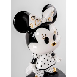 Lladrò Sculpture Minnie Black And White Ref. 01009707