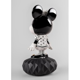Lladrò Sculpture Minnie Black And White Ref. 01009707