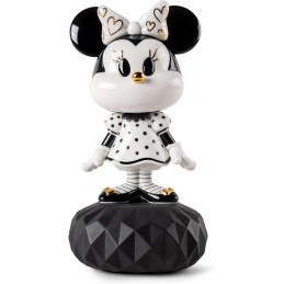 Lladrò Statuina Minnie in Bianco e Nero Ref. 01009601