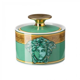 Versace Rosenthal Medusa Amplified Zuccheriera Green Coin