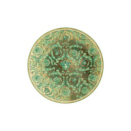 Versace Rosenthal Medusa Garland Christmas Plate 33 cm Green Gold 2024