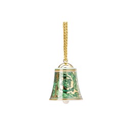 Versace Rosenthal Medusa Garland Green Gold Porcelain Bell 2024