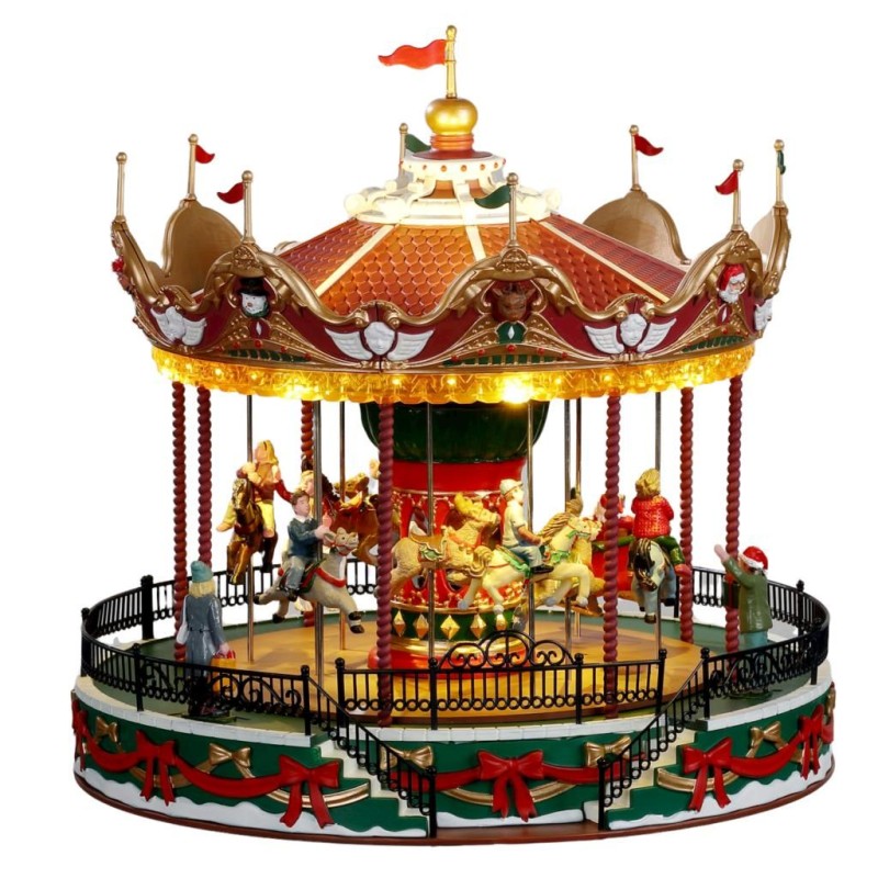 Lemax santa carousel Carnival Ref. 34682