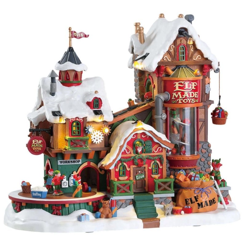 Lemax elf made toy factory Santa's Wonderland Ref. 75190
