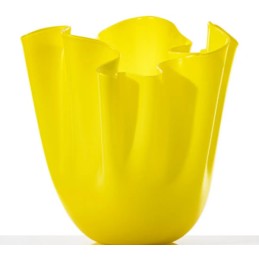 Venini Vaso Fazzoletto Piccolo Ginkgo Bilboa H. 13,5 cm 700.04