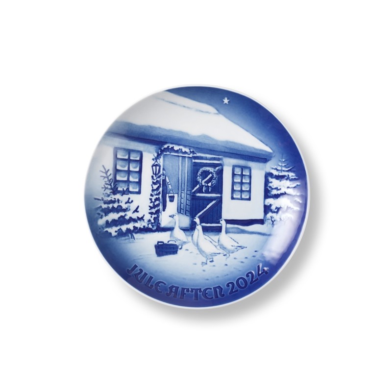 Bing & Grondahl Piatto di Natale 18 cm 2024 -Natale in Campagna