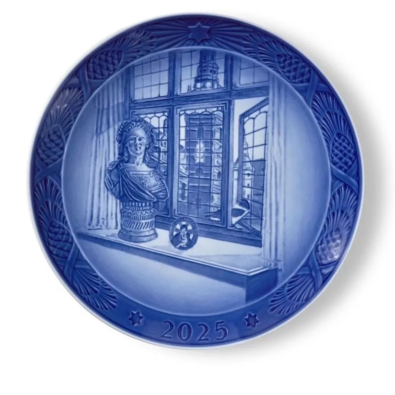 Royal Copenhagen Christmas Plate 2025 "Queen Juliane Marie" in Porcelain