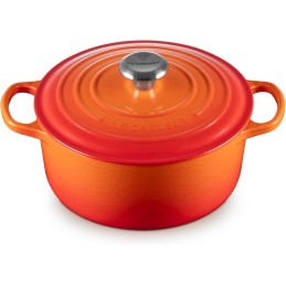 Le Creuset Cocotte Evolution Round Cast Iron 24 cm Orange