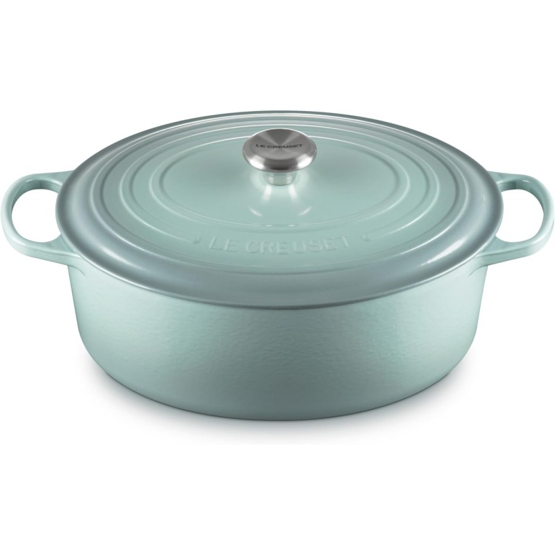 Le Creuset Cocotte Oval Cast Iron 31 cm Sea Salt