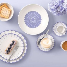 Villeroy & Boch Fleur Blue Dinnerware Set 18 Pcs Premium Porcelain
