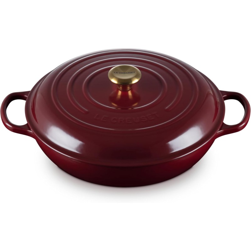 Le Creuset Evolution Tegame basso in Ghisa 30 cm Granata