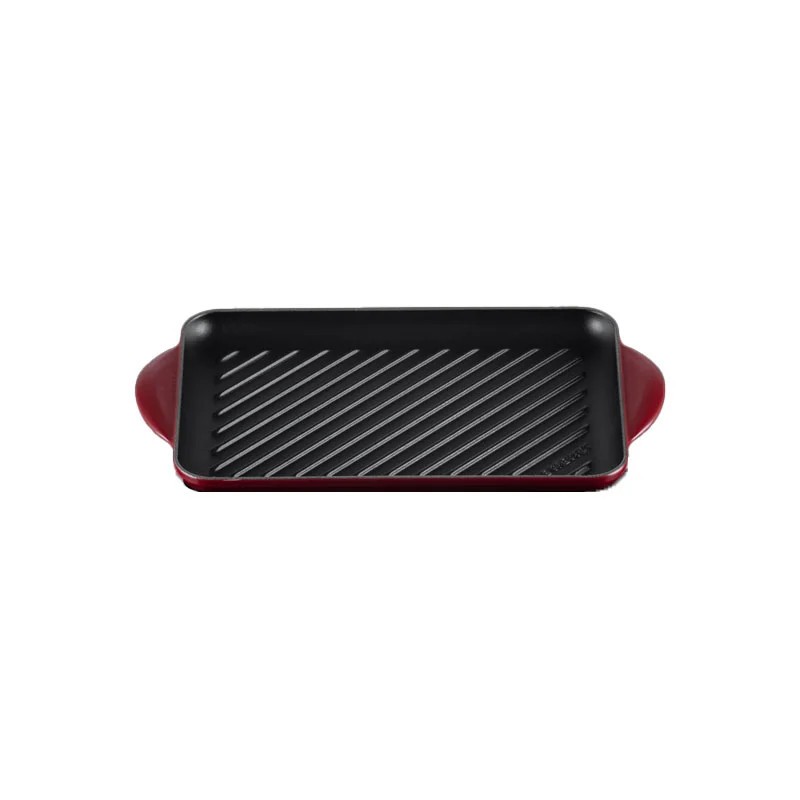 Le Creuset Rectangular Grill 32 x 22 cm in enamelled cast iron, GARNET