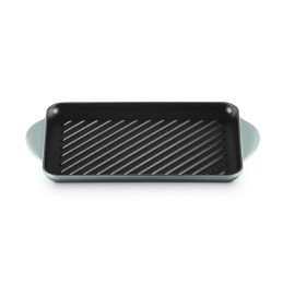 Le Creuset Rectangular Grill 32 x 22 cm in enamelled cast iron, SEA SALT