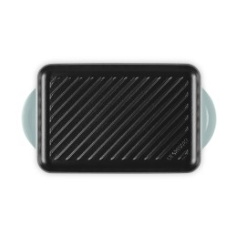 Le Creuset Rectangular Grill 32 x 22 cm in enamelled cast iron, SEA SALT