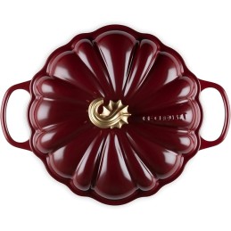 Le Creuset Braiser Figural Pumpkin Enamel Cast Iron, 2.75 qt., Garnet
