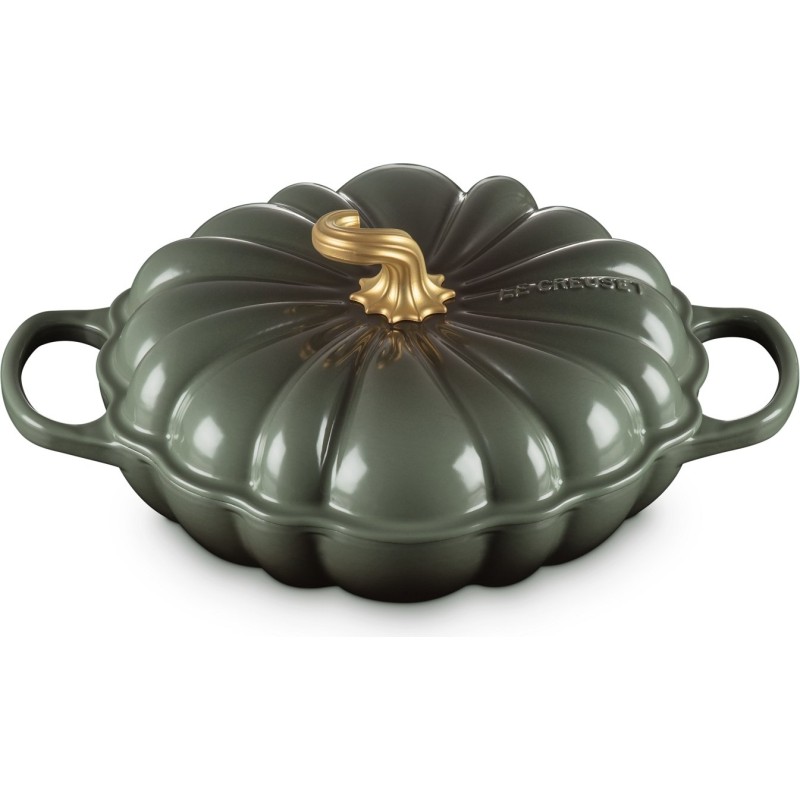 Le Creuset Tegame Zucca Ghisa Smaltata, 28 cm, Verde Timo
