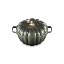 Le Creuset Cocotte Zucca Ghisa Smaltata, 24 cm, Verde Timo