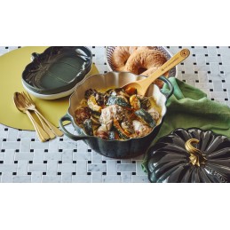 Le Creuset Cocotte Zucca Ghisa Smaltata, 24 cm, Verde Timo