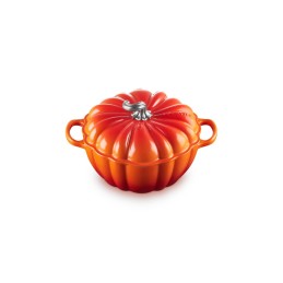 Le Creuset Cocotte Zucca Ghisa Smaltata, 24 cm, Arancio