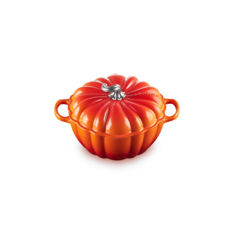 Le Creuset Cocotte Zucca Ghisa Smaltata, 24 cm, Arancio